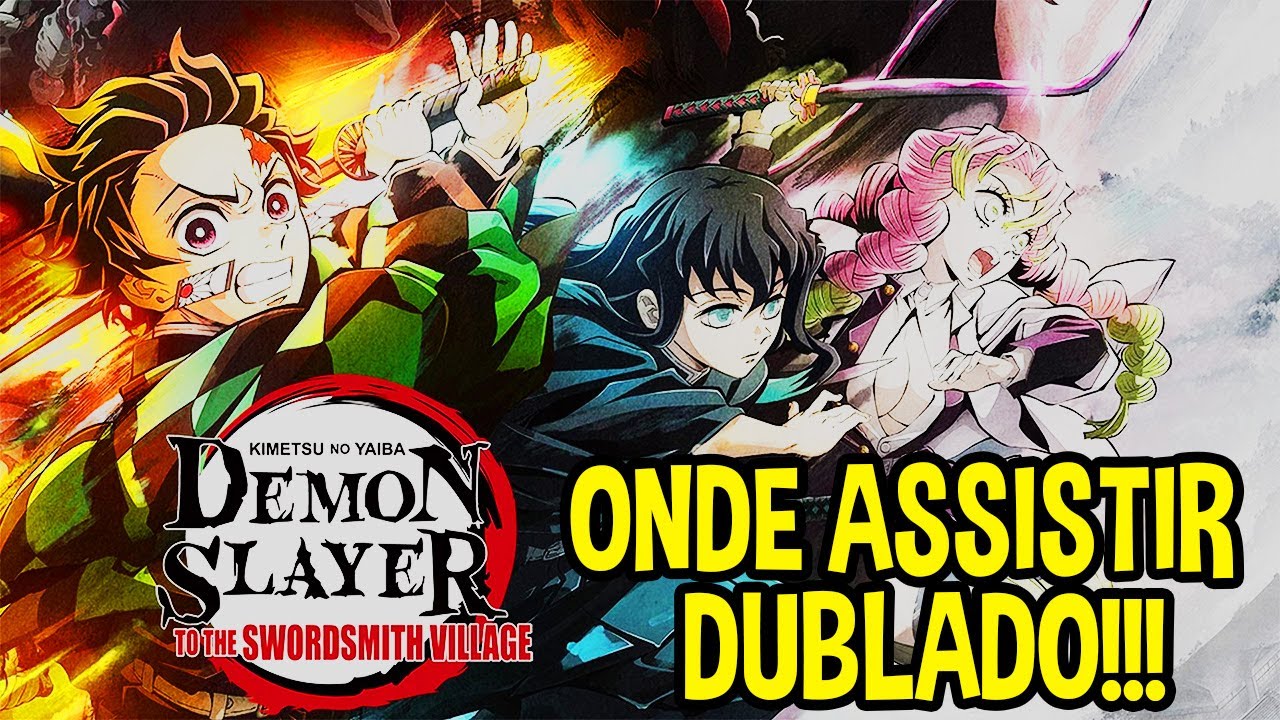 DISPONÍVEL O FILME DUBLADO NA NETFLIX?! - Demon Slayer - Kimetsu