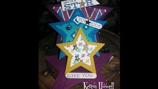 Stampin' Up!  Triple Easel Star Card
