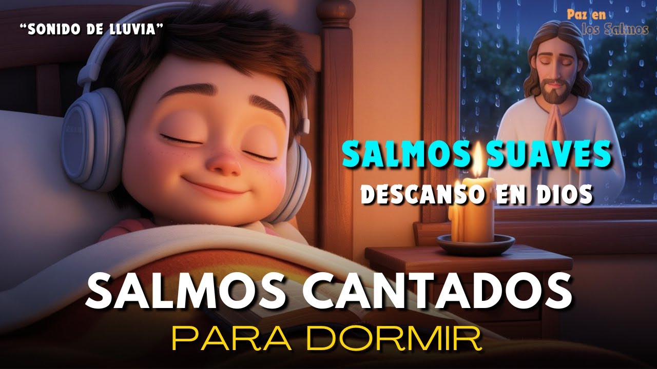 😴 Esta noche duermo en paz con Dios | Salmos Cantados para Dormir - YouTube