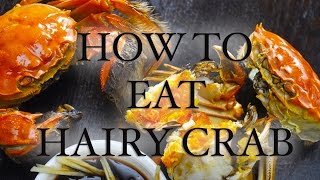 How to Eat Hairy Crab (Mitten Crab)