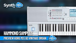 Preview KORG M3 | B3 VINTAGE ORGAN - HAMMOND SAMPLES