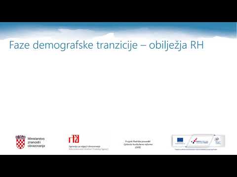 Geografija 3.r.SŠ - Demografska tranzicija u Hrvatskoj
