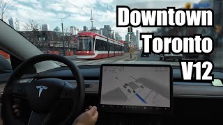 Tesla 2024 Software Update V12 - Navigating Downtown Chaos!