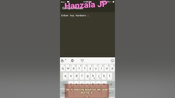 Program:Find Number is Positive, Negative or Zero | Nested If Statement.  #shorts #shortvideo