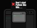 Don’t Learn Python Like This ❌ (Beginner Mistake)