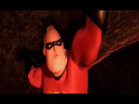 Mr. Incredible meets Syndrome scene Full HD 