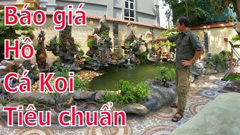 ✅Báo giá hồ cá koi tiêu chuẩn - hồ cá koi đẹp ( 0988839661 - 0982703398)✔️BShp