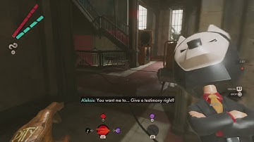 DEATHLOOP  Conversation with 2 bit And he mixed Recording