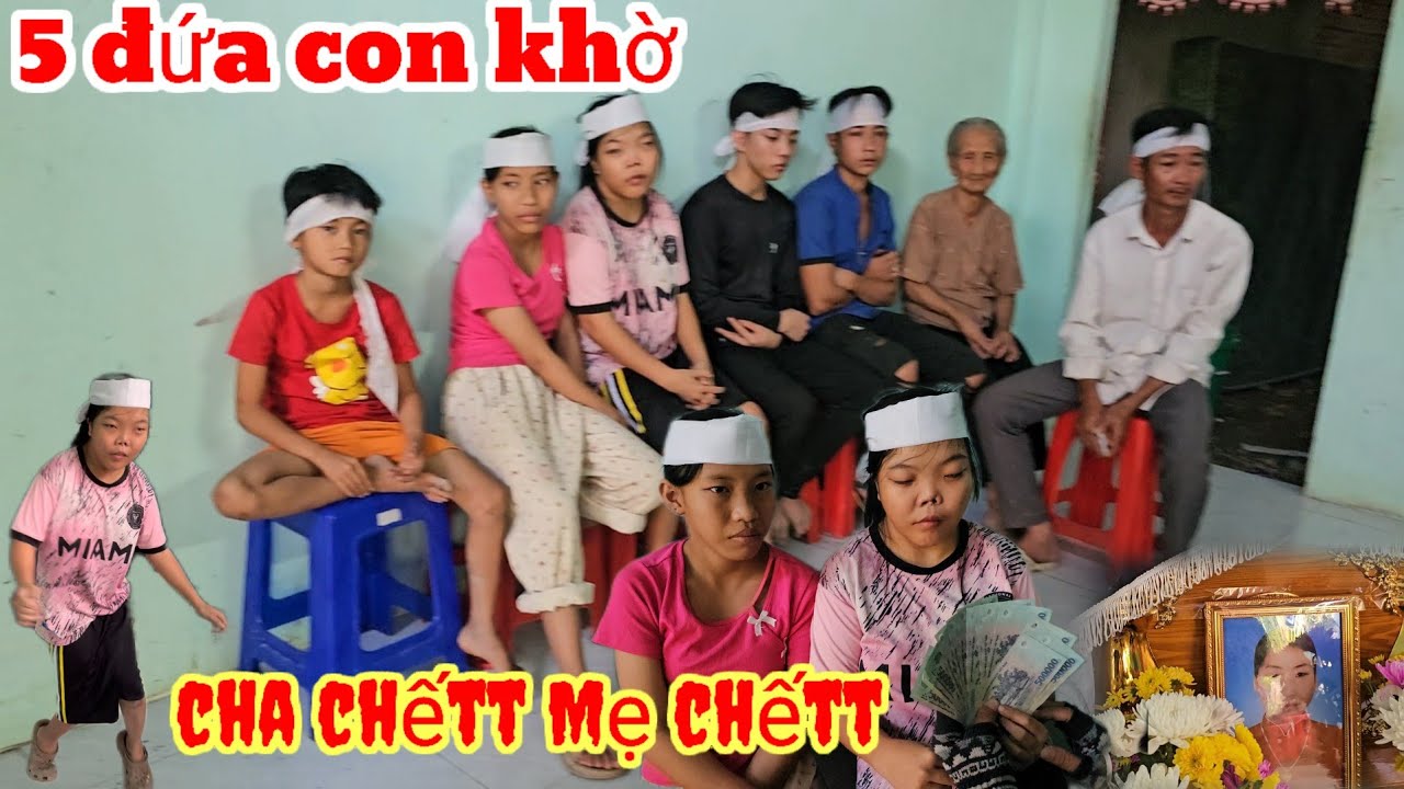 Tiếng khóc xé lòng Cha điện giật chếtt Mẹ ra đi đột bỏ 5 đứa con Mồ Côi