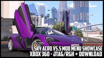 GTA 5 ONLINE - SKYACRO V5.5 FULL MOD MENU SHOWCASE (GTA V MODS)[+DOWNLOAD][TU27/1.27]
