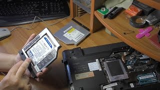 Замена HDD на SSD в ноутбуке Lenovo Z570.
