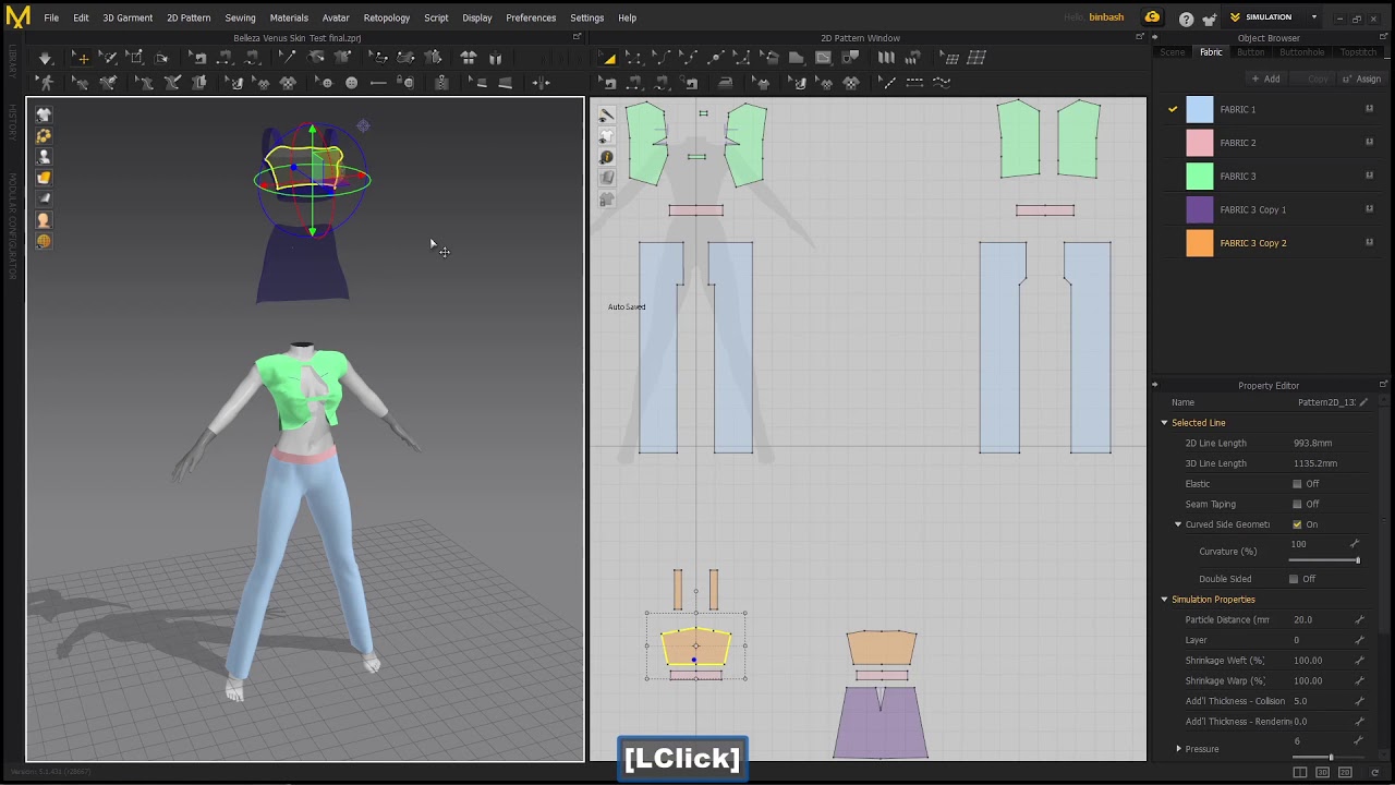 Bento Buddy - Skin a garment using an alternate bind pose, fast - YouTube