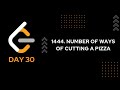 DAY 30 | 1444. Number of Ways of Cutting a Pizza | LeetCode 1444 | JAVA