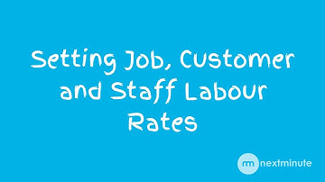 User, Job, Customer and System Default rates