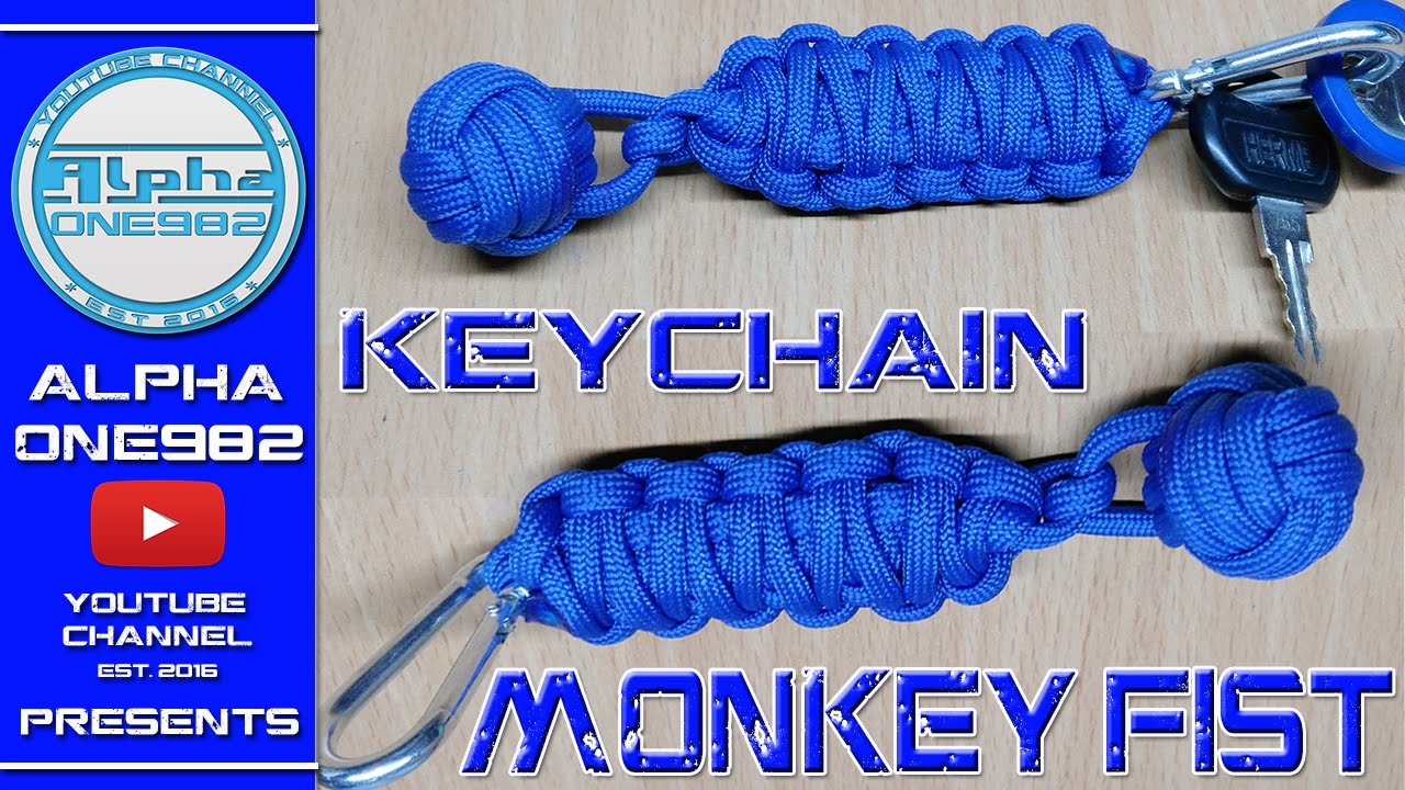 How To Make EPIC Paracord Keychain Monkey Fist And King Cobra How To Make 2017 YouTube