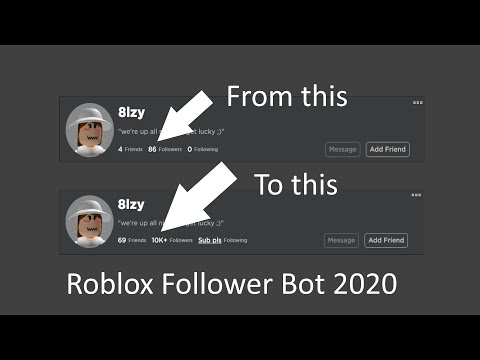 Roblox Follower Bot Working August 2020 Youtube - roblox follower bot download