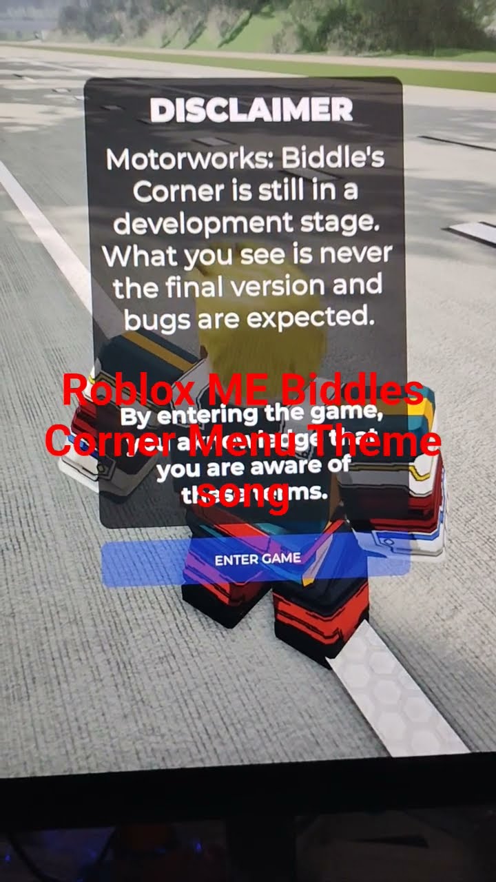 Roblox ME Biddles Corner Menu YouTube Oardefault 