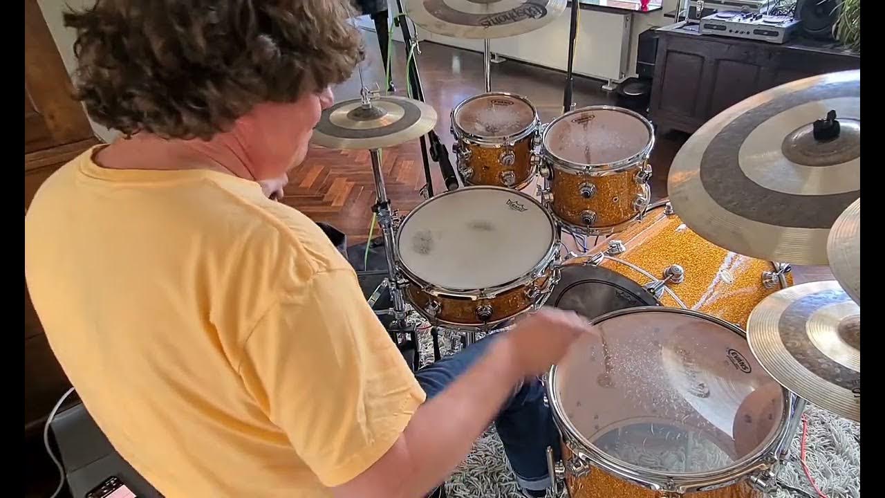 Funky double hi hat drum groove YouTube