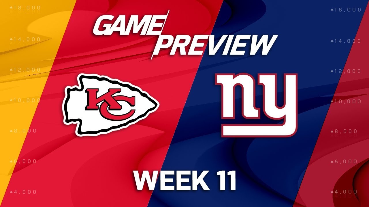 Kansas City Chiefs Vs New York Giants Nfl Week 11 Game Preview