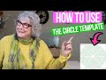 HOW To use the Good Measure CIRCLE TEMPLATE with Kaye England