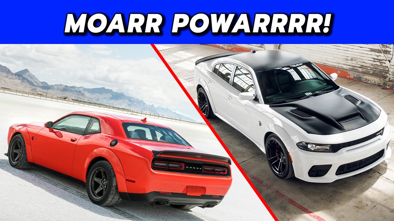 2020 Dodge Challenger Super Stock And 2021 Charger Redeye Youtube