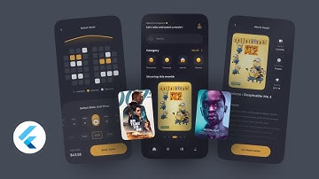 Cinema Booking App - Flutter UI || Flutter Movie App Tutorial