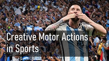 Creative Motor Actions As Emerging from Movement Variability