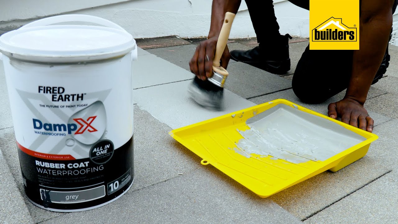 Protect Your Roof With Fired Earth DampX Waterproofing Paint 