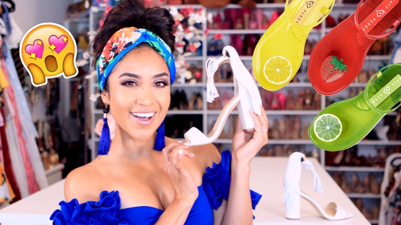 Spring Fashion Favorites + Katy Perry SHOE HAUL | Dulce Candy - YouTube