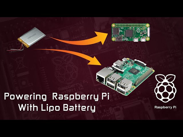 Raspberry pi mobile LiPo : un système autonome et rechargeable à