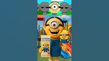 Incredibox Sprunki OC - Minion X Stuart Eats Ice Cream In Real Life!