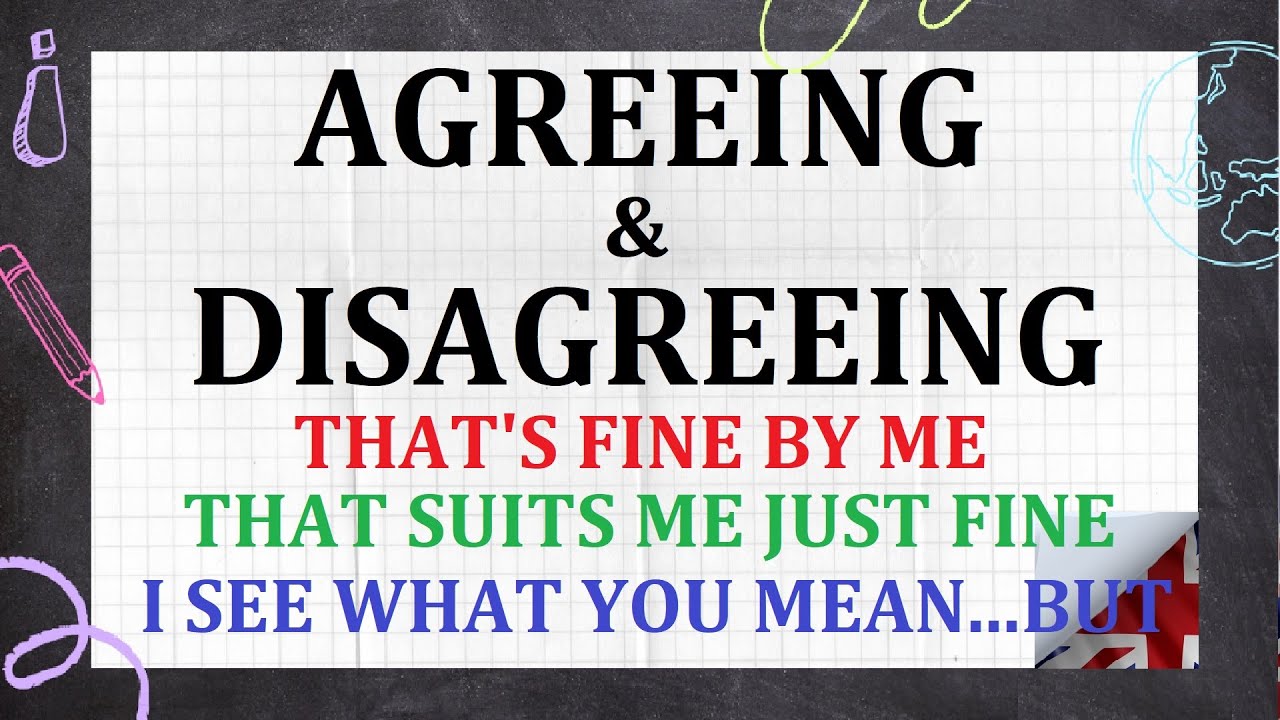 Learn English Today | How to agree and disagree with someone - YouTube