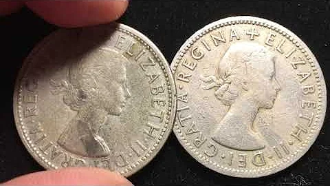 Australia Valuable 1956 50% Silver Florin - UK 195...