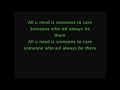 Ruff Endz-Someone To Love You (Acapella) With Lyrics