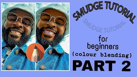 SMUDGE TUTORIAL FOR BEGINNERS USING AUTODESK SKETCH BOOK PART 2 (COLOUR BLENDING)