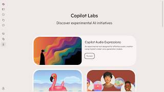Copilot Labs: Discover experimental AI initiatives · Copilot.microsoft.com · 2026