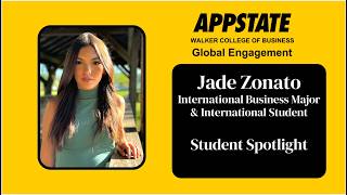 Student Spotlight - Jade Zonato