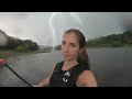 We almost DIED!! Stuck on a Raft during a LIGHTNING STORM (treasure diving)