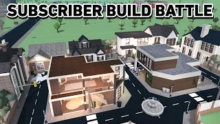 TOWN HOUSE BUILD BATTLE WITH MY SUBSCRIBERS