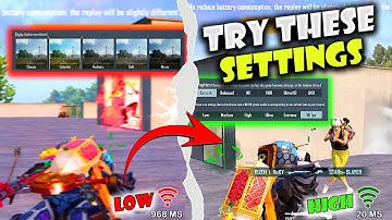 CHANGE THESE SETTINGS IMMEDIATELY IN PUBG/BGMI | TIPS AND TRICKS GUIDE/TUTORIAL