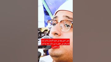 سورة هود /وَهِيَ تَجْرِي بِهِمْ فِي مَوْجٍ كَالْجِبَالِ وَنَادَىٰ نُوحٌ ابْنَهُ