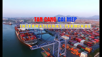 Toàn cảnh cảng Cái mép nhìn từ trên cao - Dịch vụ quay phim Flycam