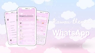 WhatsApp Delta theme | Kawaii WhatsApp