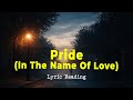Lyric Reading #0022 - Pride (In the Name of Love) – U2 | Lyrics Read Aloud