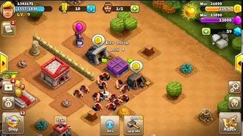 Clash Of Spartan Upgrading Level 4 Elixer Storage!