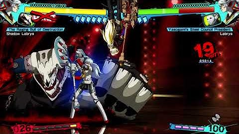 Persona 4 Arena Ultimax Shadow Labrys Combo