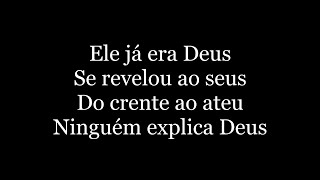 Video thumbnail of "Preto no Branco - Ninguém Explica Deus (letra) Ft. Gabriela Rocha"