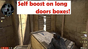 Self boost on long doors boxes on Dust2!