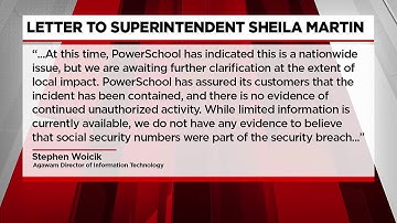 Student and teacher information exposed in PowerSchool software cyber attack