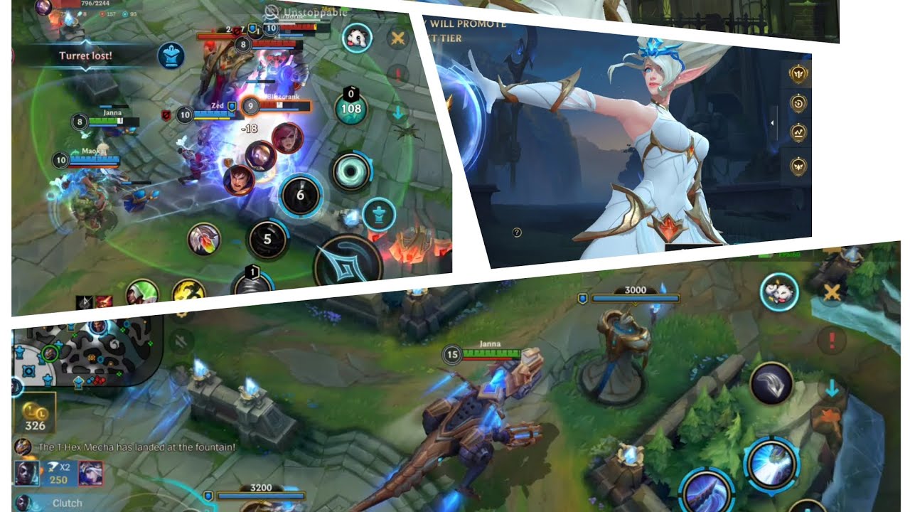 Gameplay Janna Wild Rift | Lag Bukan Alasan | Push Rank - YouTube